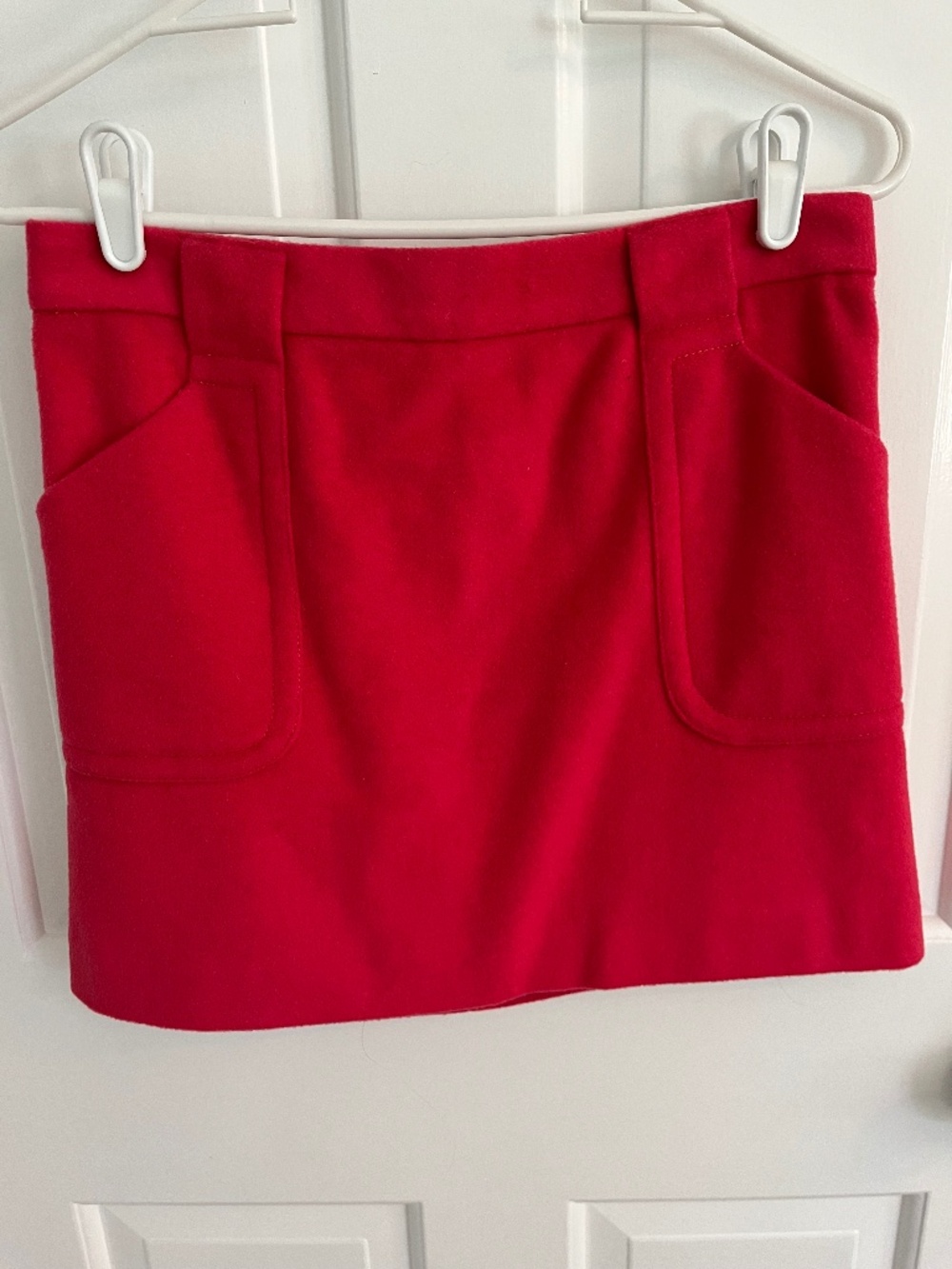 Wool mini skirt